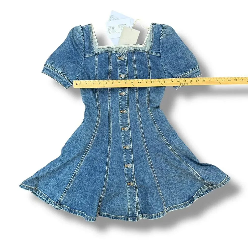 Miss Sixty Denim Button-Down Dress - Picture 7 of 7